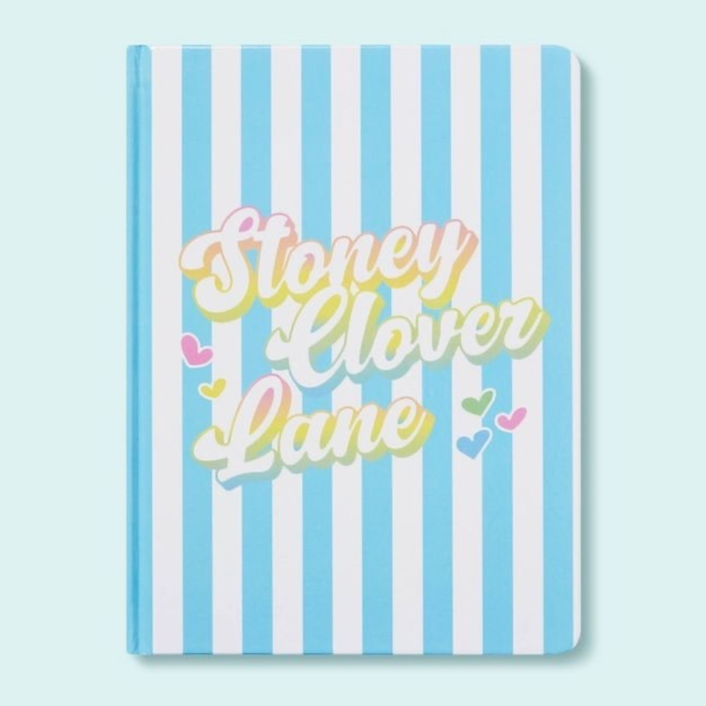 Stoney Clover Lane x Target Lined Journal Blue Stripe